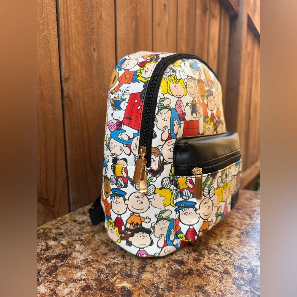 Peanuts Multicolor Character Backpack - Picture 3 of 13